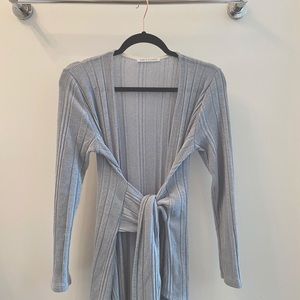 Light Blue Chris & Carol Wrap Sweater